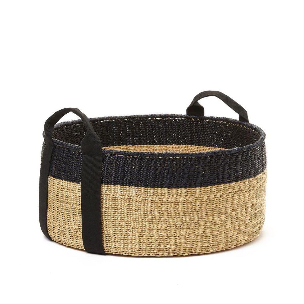 CARRY BASKET – BICOLOR – BLACK | Muuñ